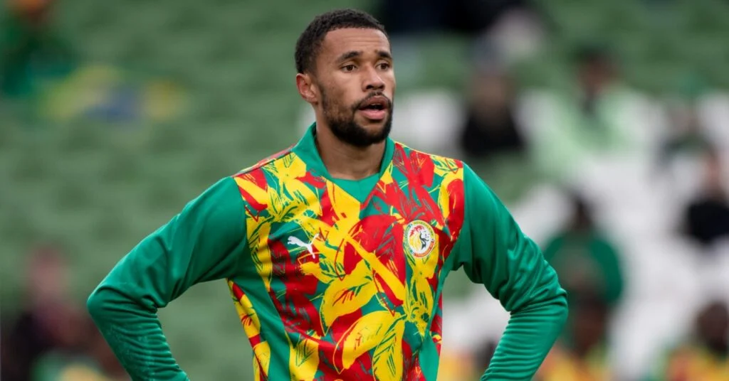 Yéhvann Diouf, gardien du Sénégal, lors de la finale controversée