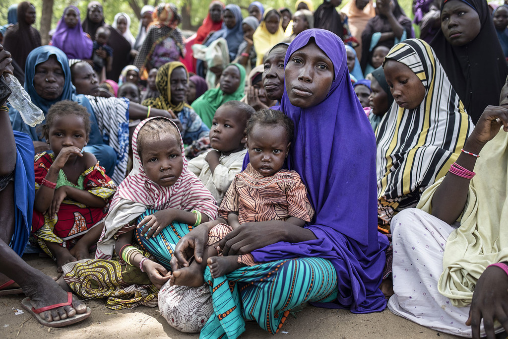 Distribution de vivres par le PAM au Nigéria