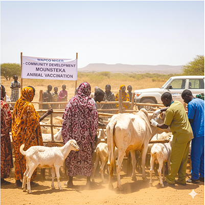 campagne de vaccination et de déparasitage du bétail au Niger
