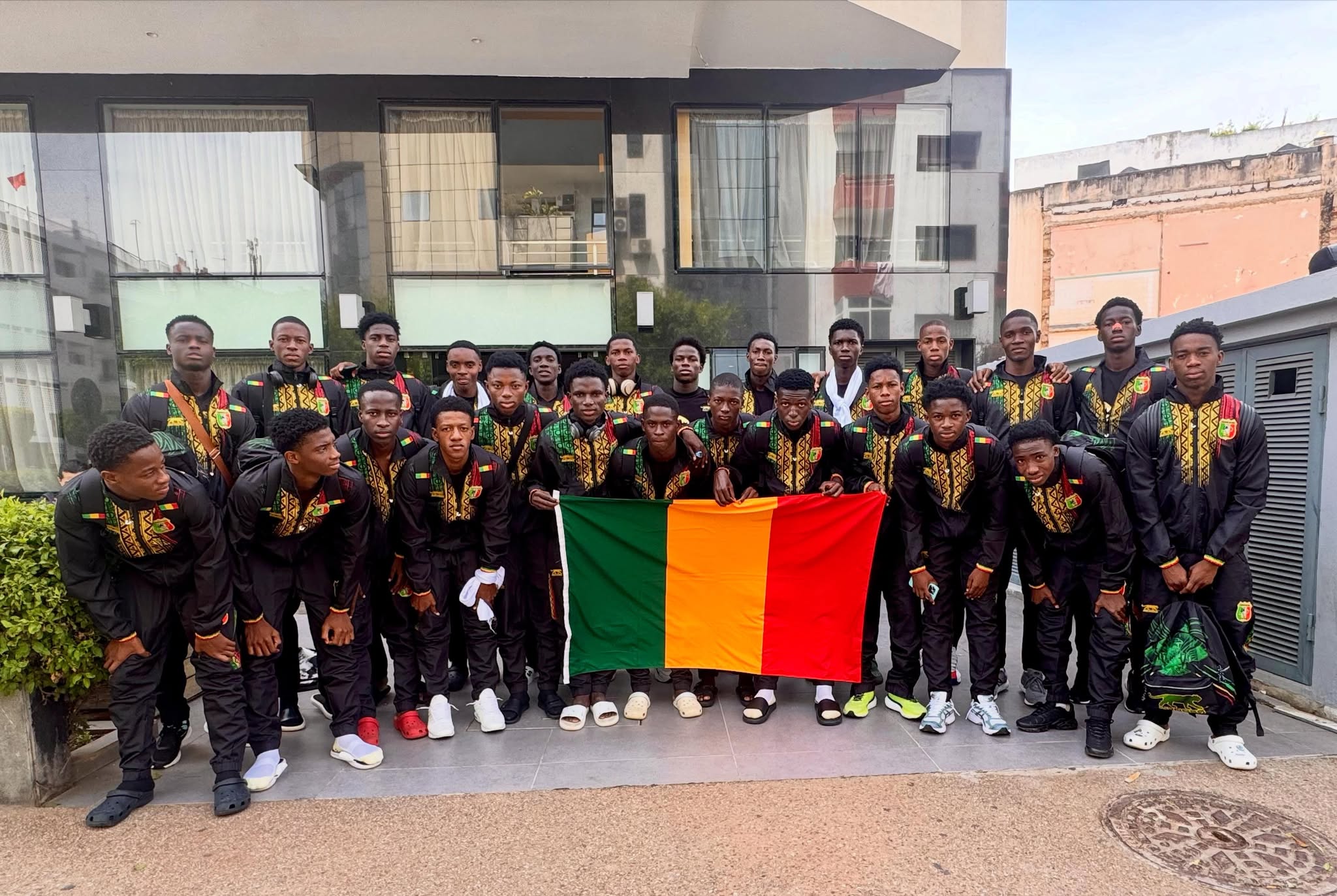 Équipe U17 du Mali à Rabat pour la CAN 2026