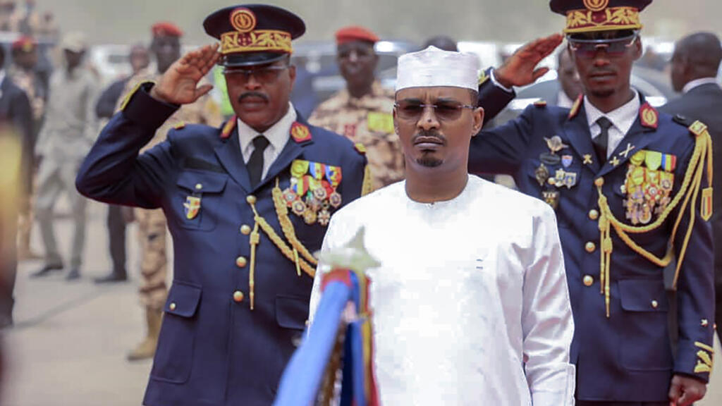 Le président tchadien Mahamat Idriss Deby en mai 2024 à N'Djamena
