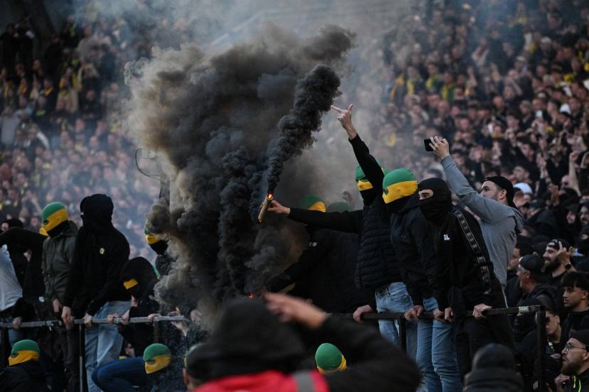 Tribune Loire de la Beaujoire lors du match FC Nantes - Toulouse