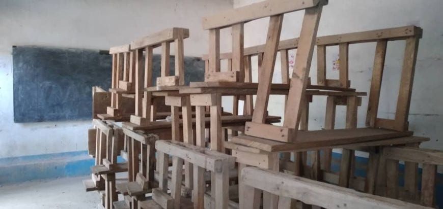 élèves tchadiens en classe