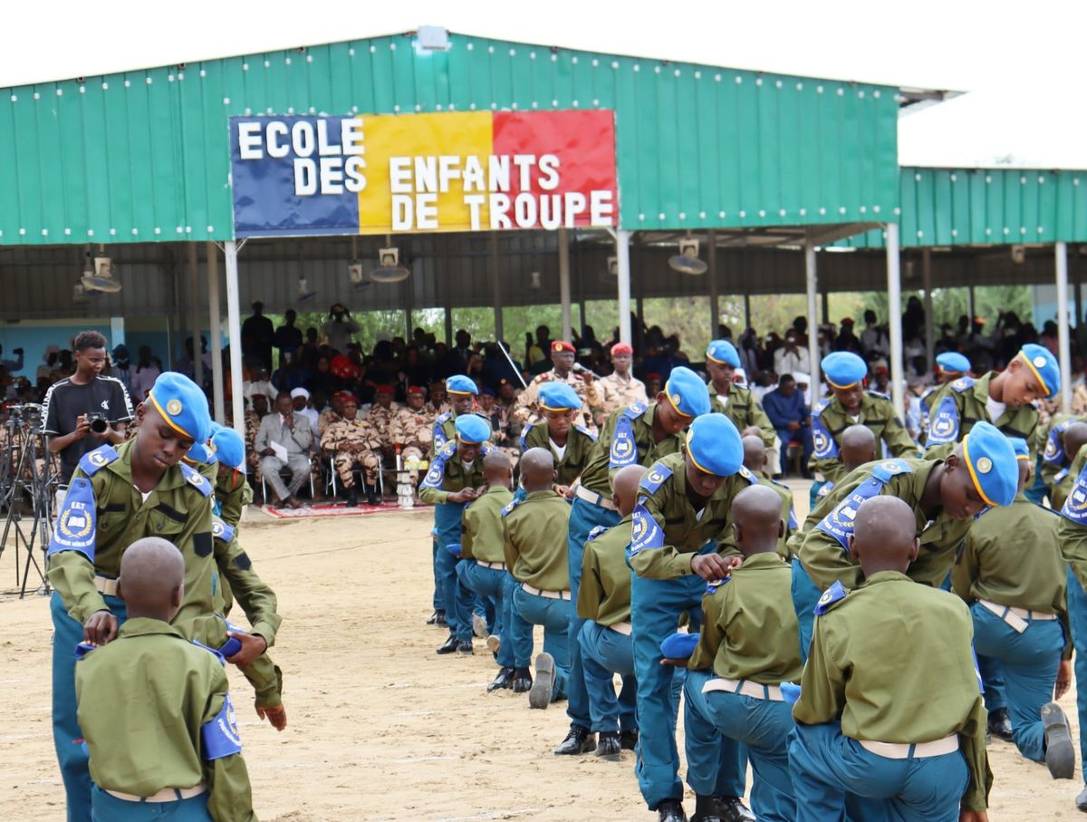 Cérémonie de remise des distinctions aux jeunes recrues du GEMIA au Tchad