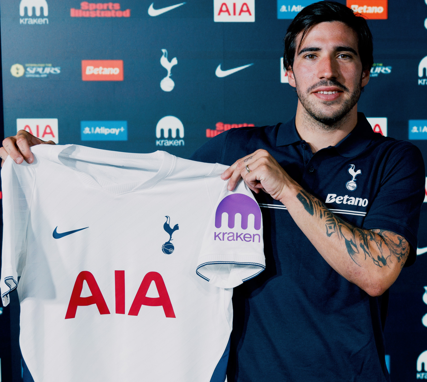 Sandro Tonali, nouveau joueur de Tottenham Hotspur