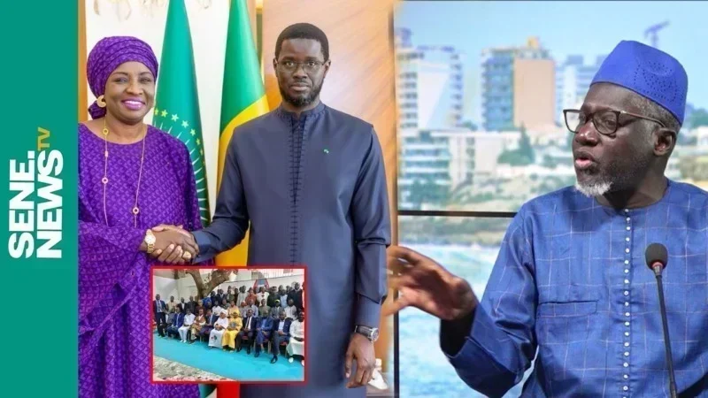 l'imam Kanté et Bassirou Diomaye Faye lors d'un événement politique l'imam Kanté et Bassirou Diomaye Faye lors d'un événement politique