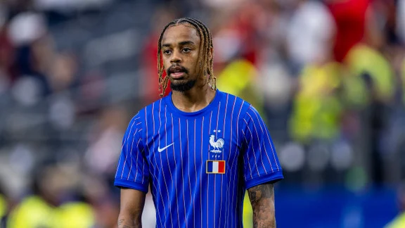 Bradley Barcola, attaquant du PSG, lors d'un match