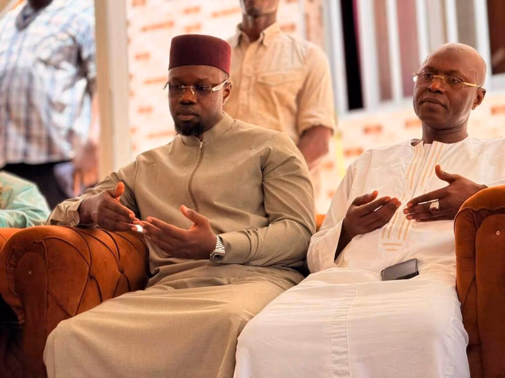 Ousmane Sonko et Diamil Sané aux Parcelles Assainies