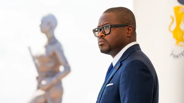 Le président Romuald Wadagni lors de son investiture en mai 2024