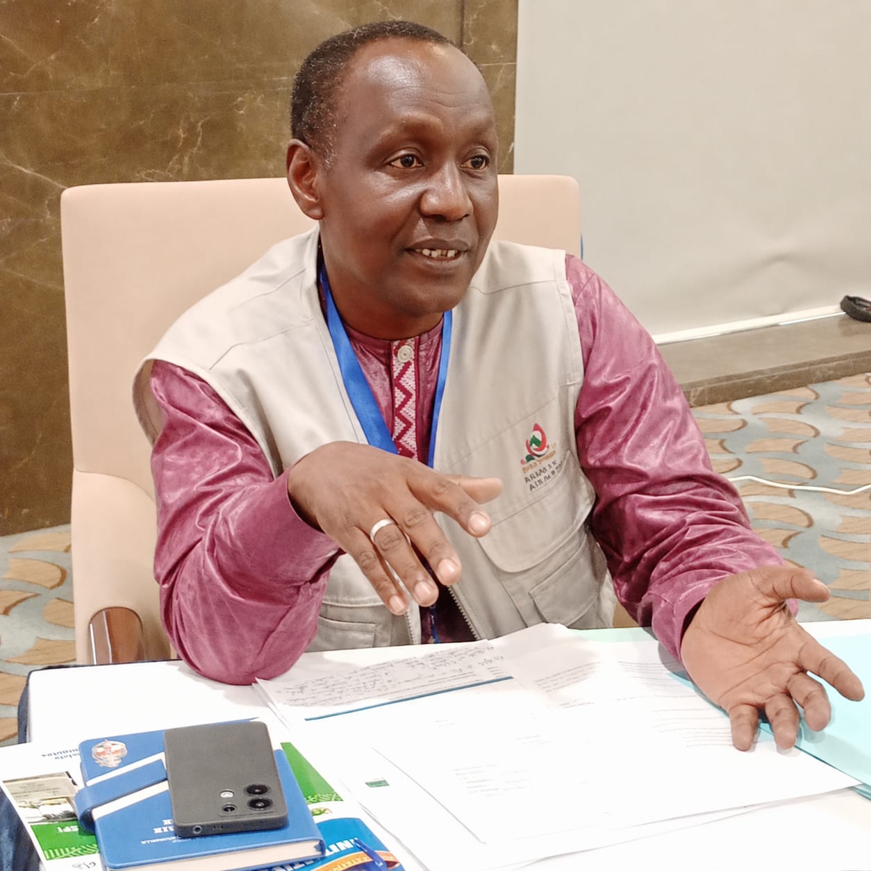 Boubacar Hamidou, directeur du Relèvement et de la Stabilisation à la HACP