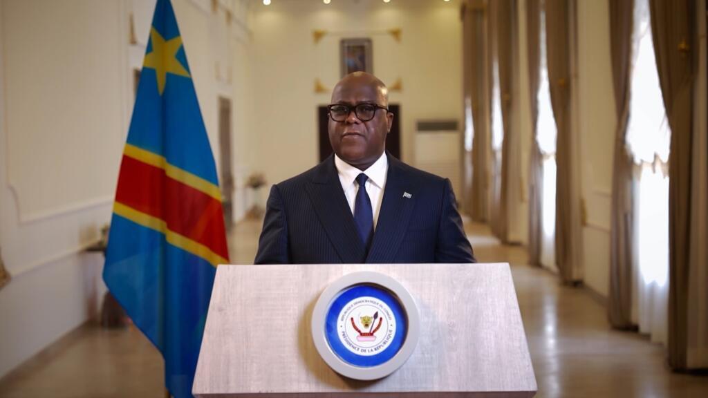 Le président congolais Félix Tshisekedi s'exprimant devant la Nation en juin 2026.