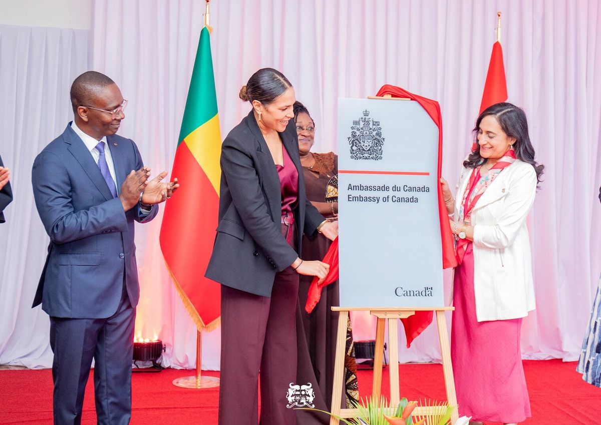Cérémonie d'ouverture de l'ambassade canadienne à Cotonou