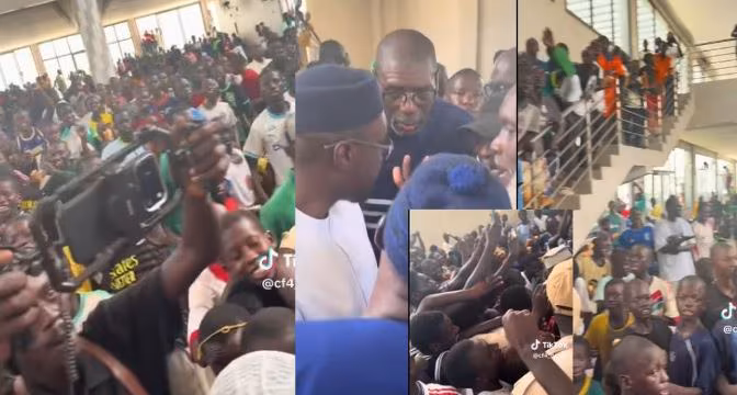 grande mobilisation populaire contre Ousmane Sonko à Louga grande mobilisation populaire contre Ousmane Sonko à Louga