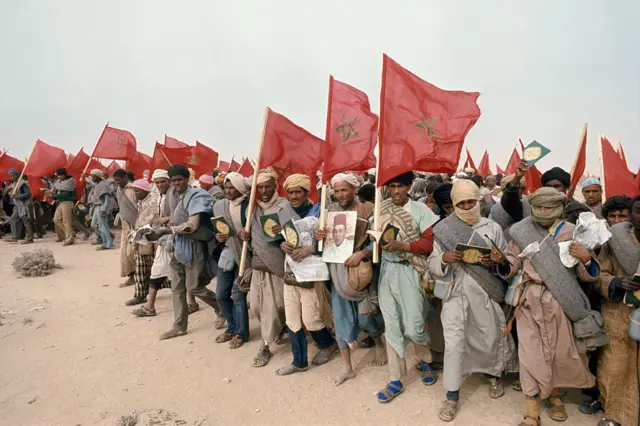 La Marche verte de 1975 au Maroc
