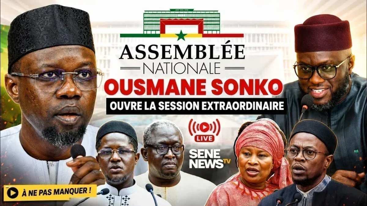 Session parlementaire exceptionnelle : Ousmane Sonko ouvre le bal des enquêtes Session parlementaire exceptionnelle : Ousmane Sonko ouvre le bal des enquêtes