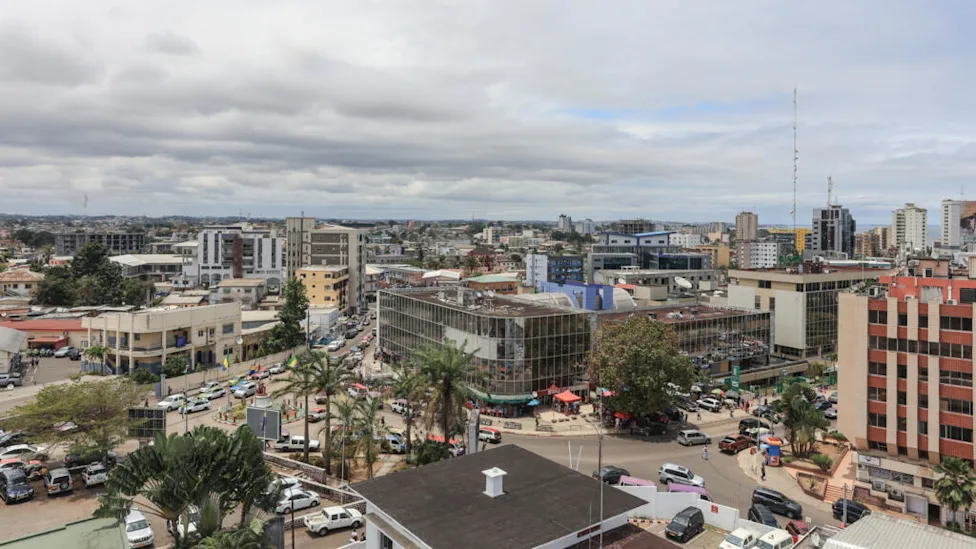 Bâtiment officiel au Gabon