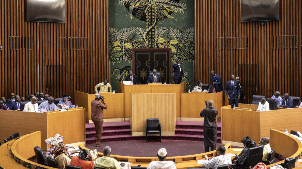 bâtiment du parlement à Dakar